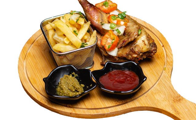 Frites au Poulet